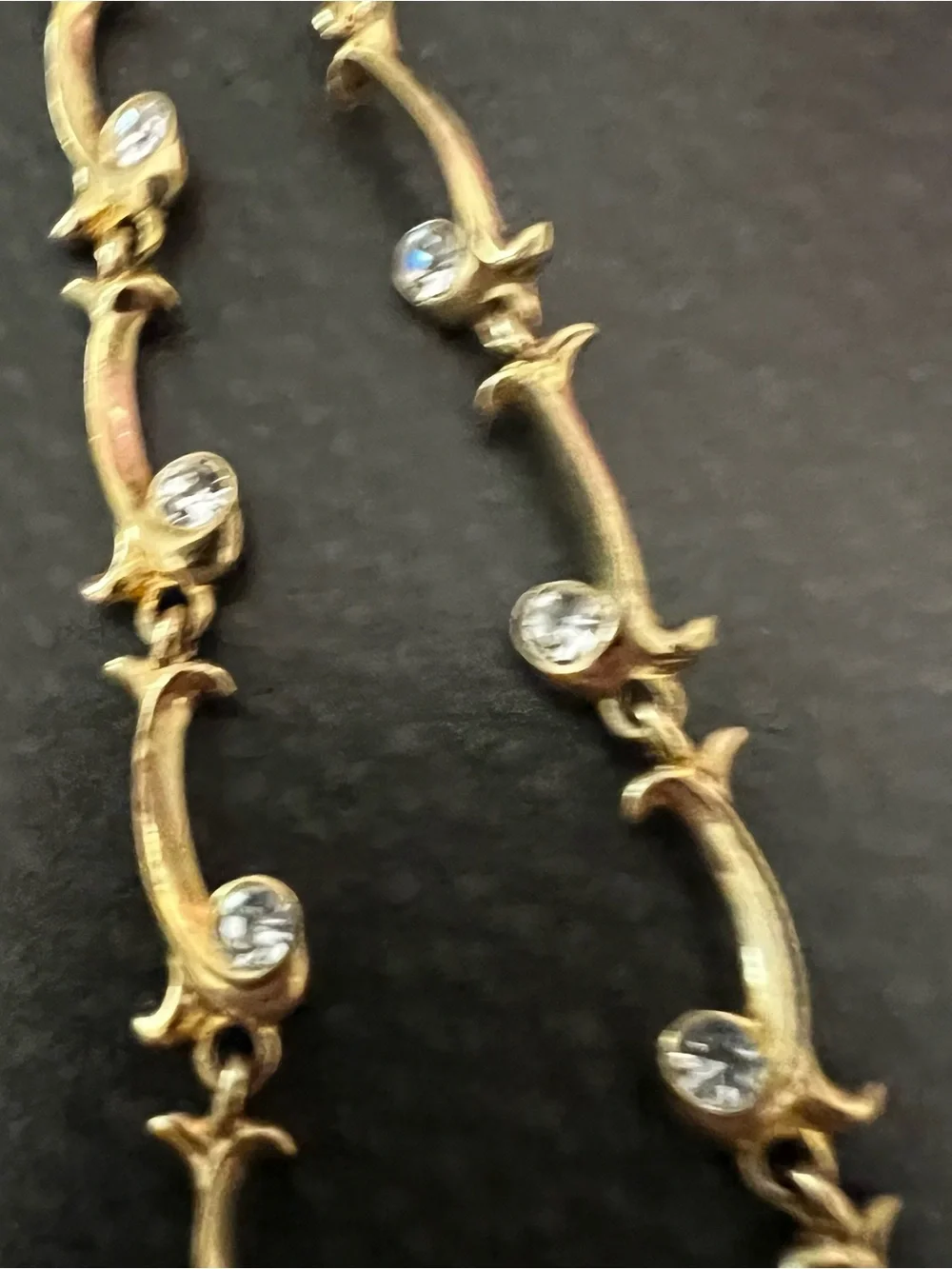 Avon Gold-Tone Accent with Faux Citrine Detail
